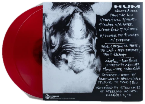 Electra 2000 back cover, with the records